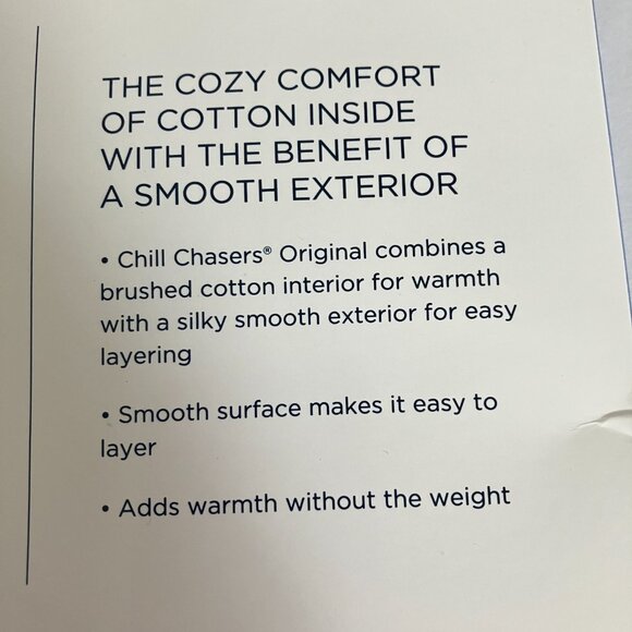 Cuddl Duds Womens/Childs Size Small Chill Chasers Warm Layers Microfiber Legging - Picture 6 of 6